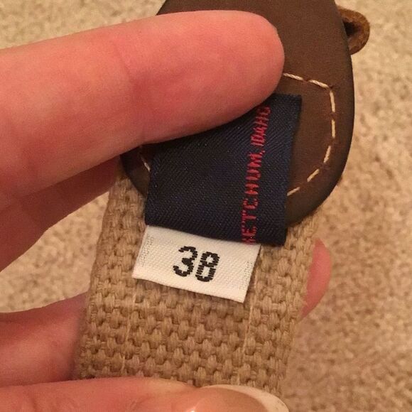 A Tail We Could Wag Cotton & Leather Belt with Brass Buckle, Foolish Fish - Picture 5 of 5